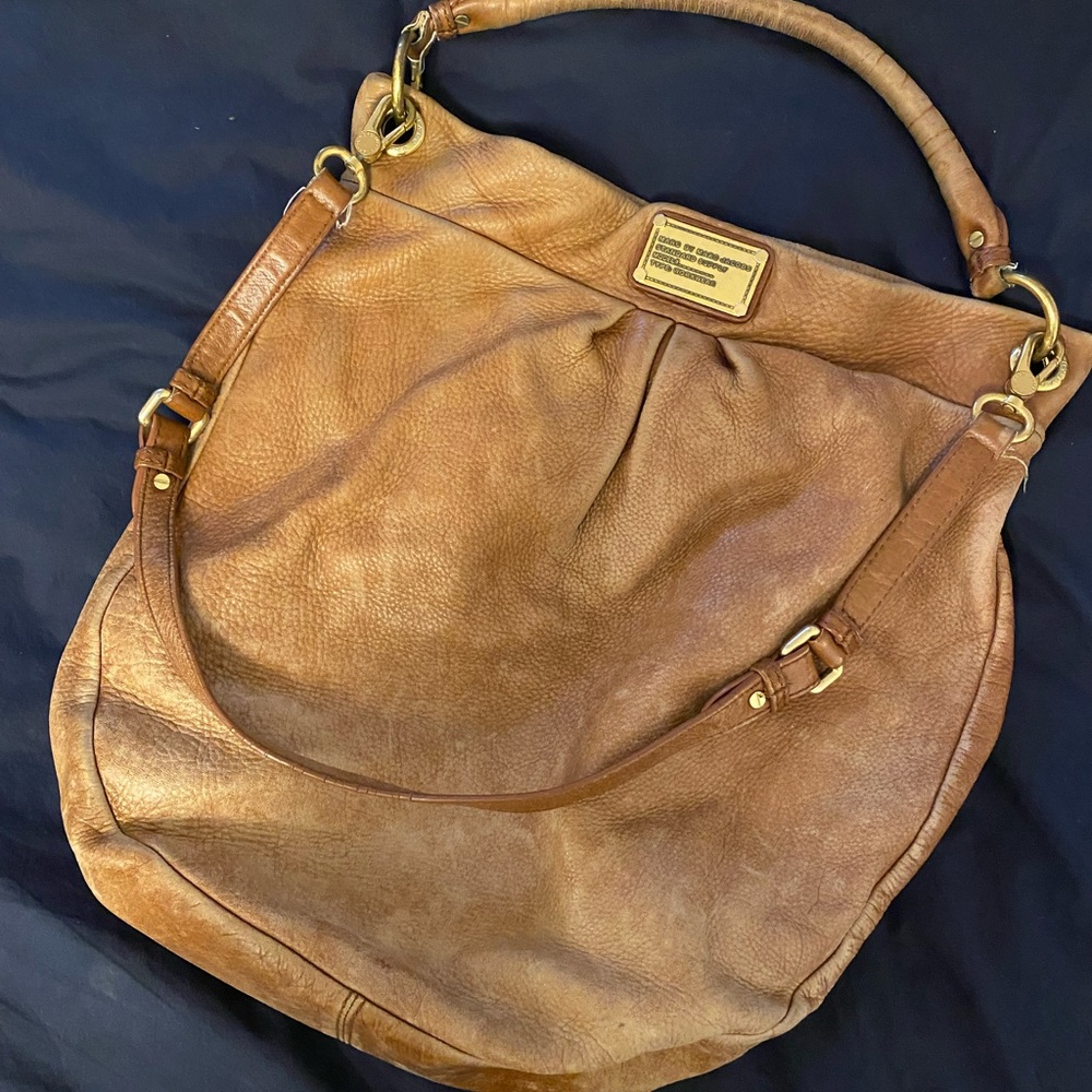Marc by Marc Jacobs pebbled leather hobo bag